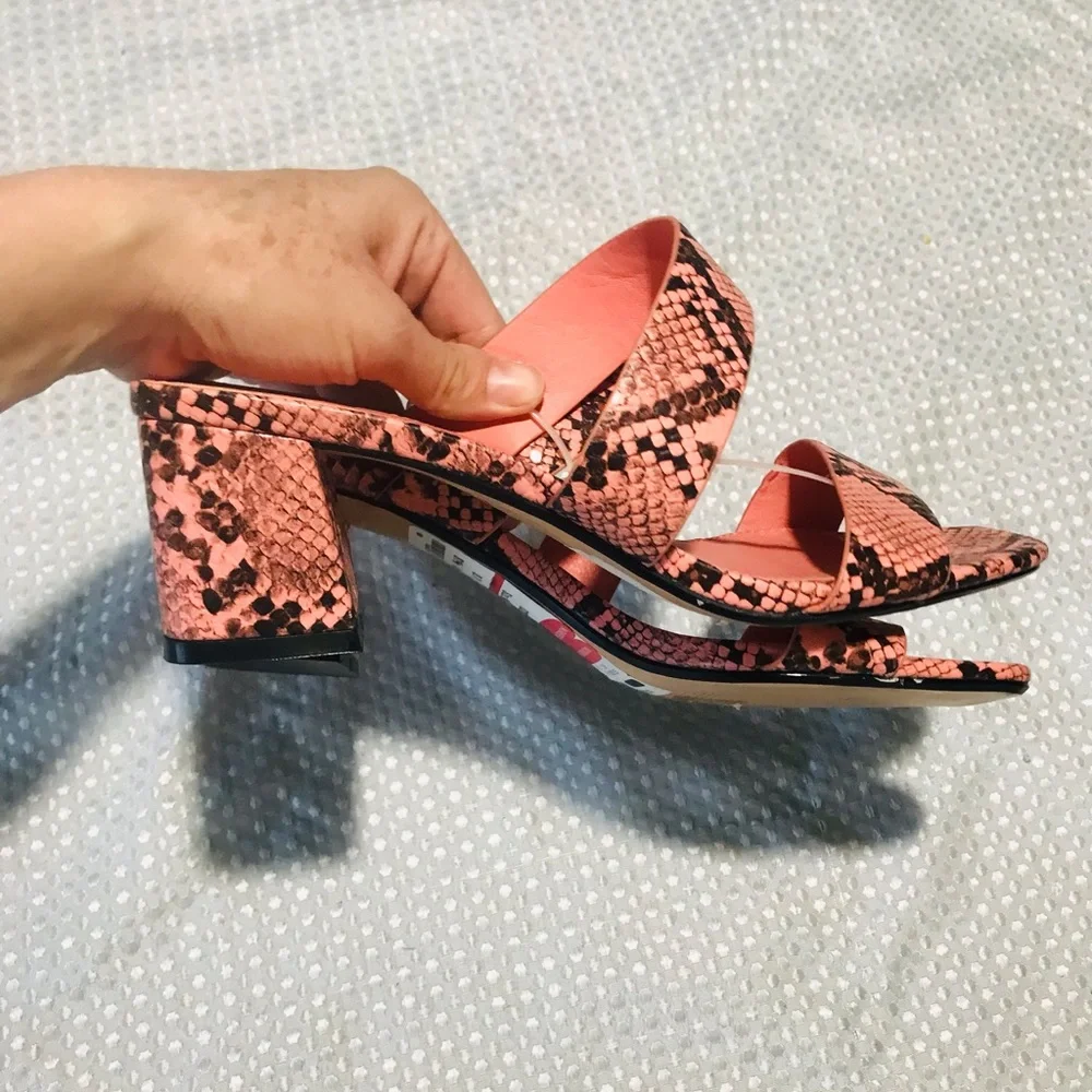 Topshop snake heels